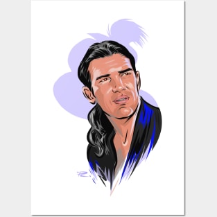 Antonio Banderas - An illustration by Paul Cemmick Posters and Art